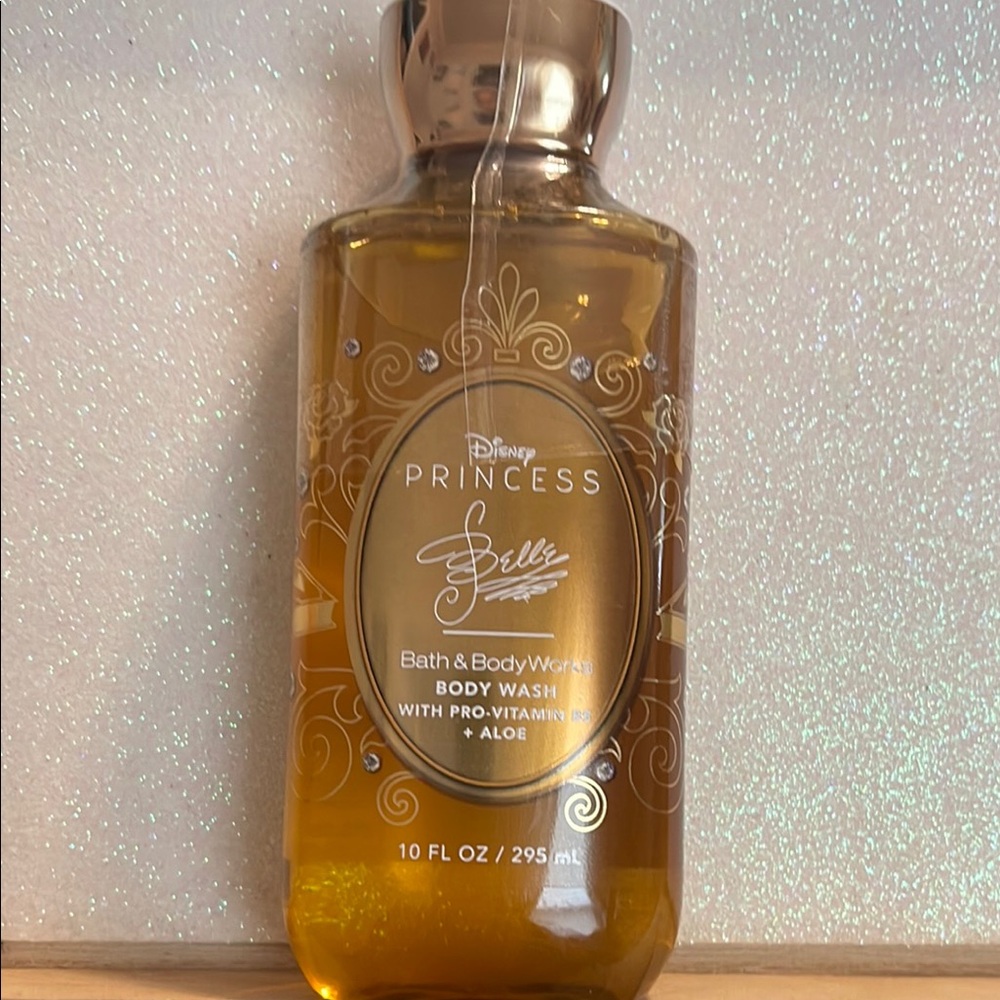 Disney Princess Belle Body Wash - Gold and White